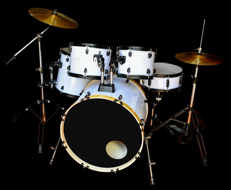 Drummer in action